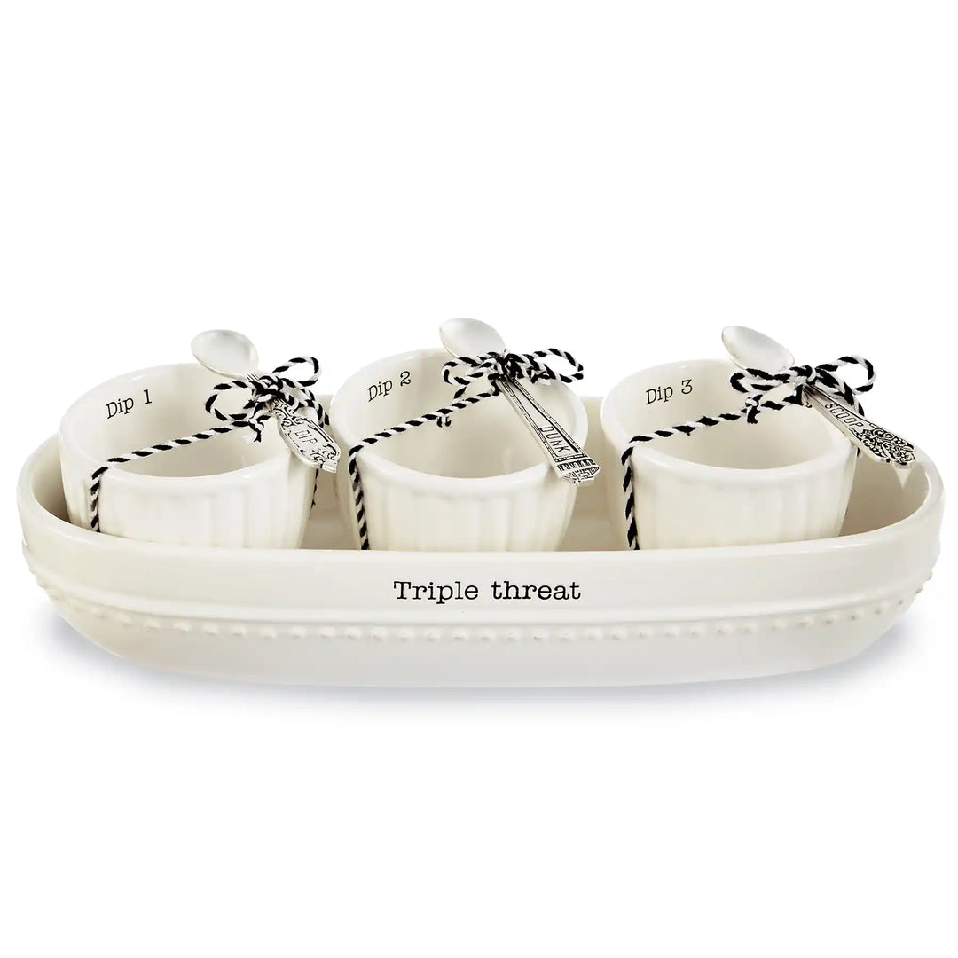 Triple Threat Cracker Bowl Set