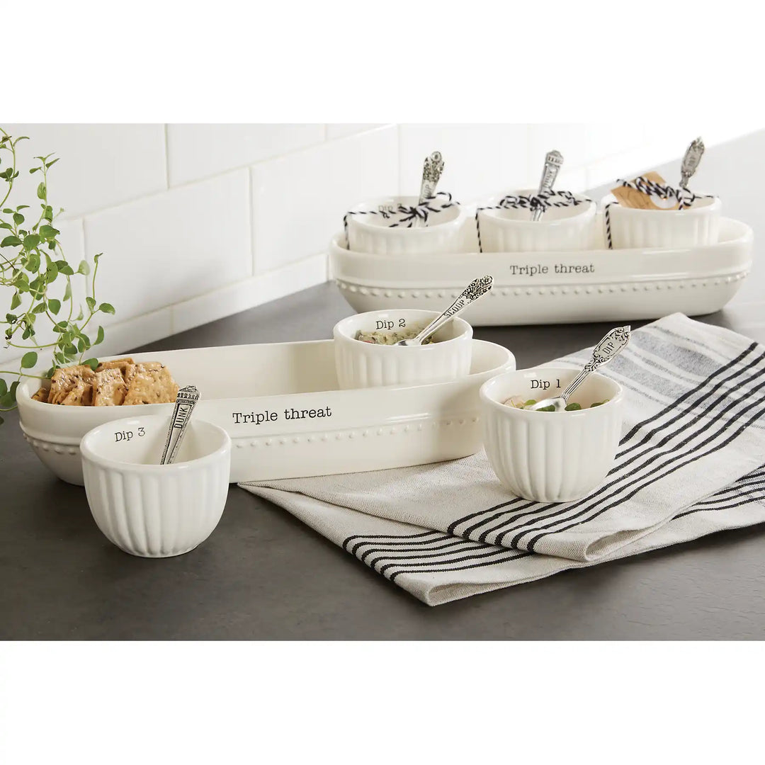 Triple Threat Cracker Bowl Set