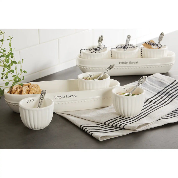 Triple Threat Cracker Bowl Set