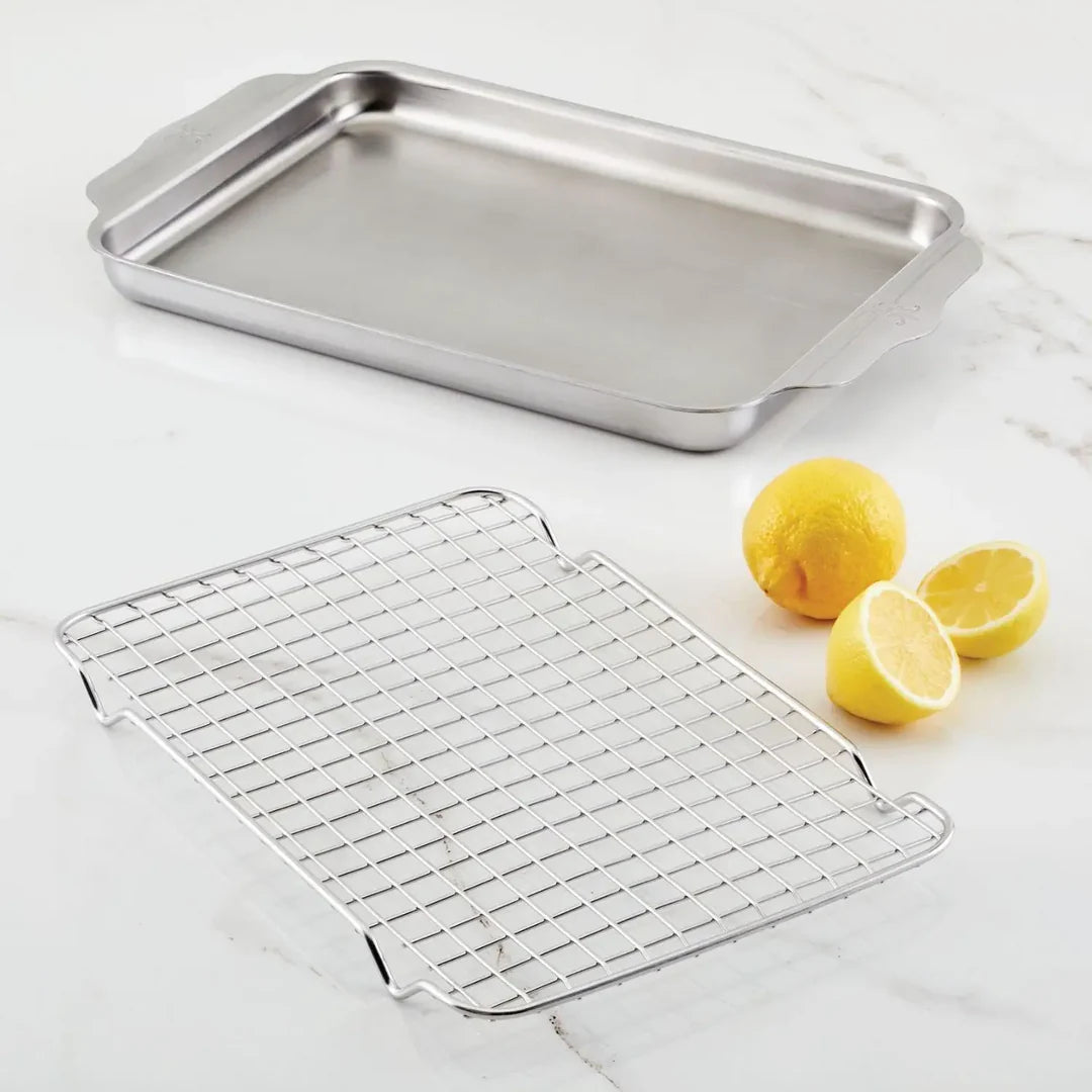 Provisions Ovenbond: Tri-ply Quarter Sheet Pan with Rack