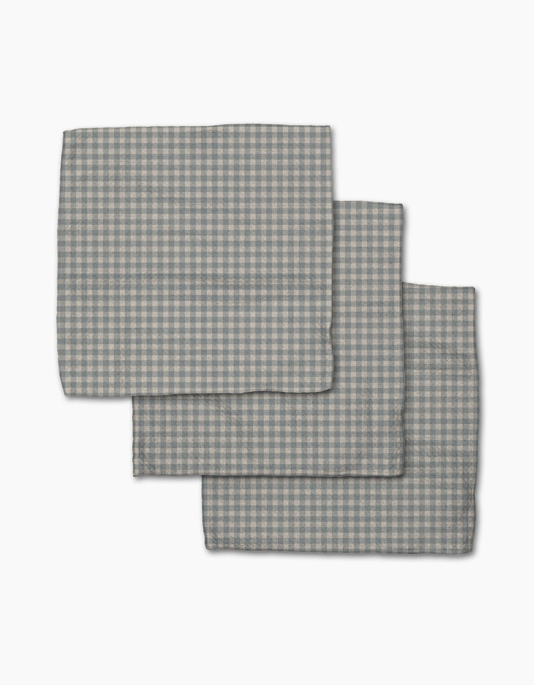 Tidepool Check - Dishcloth Set of 3