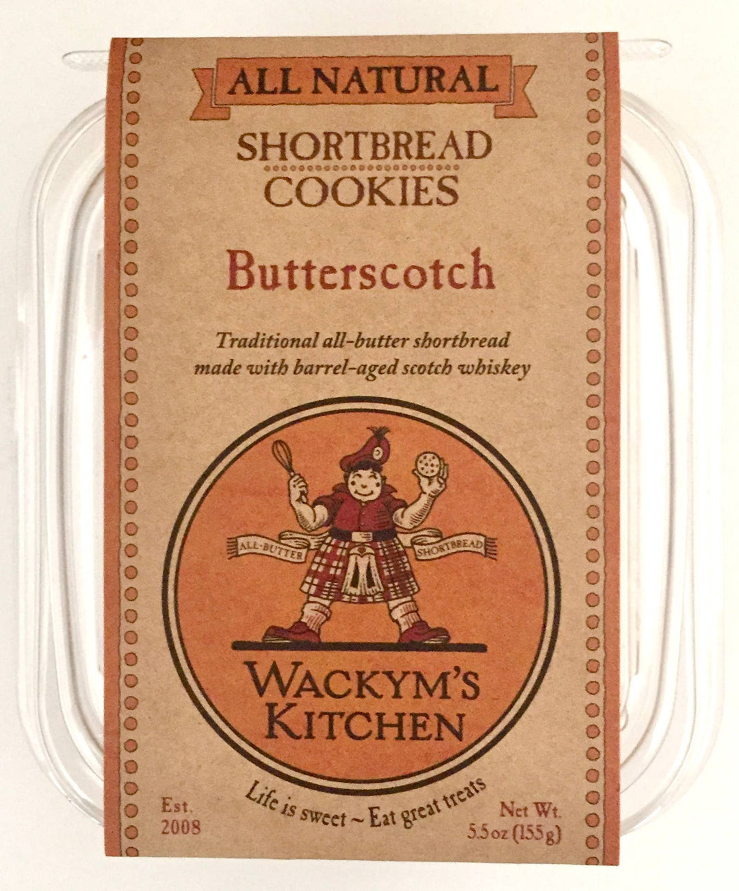 Butterscotch Shortbread Cookies, 5.5oz
