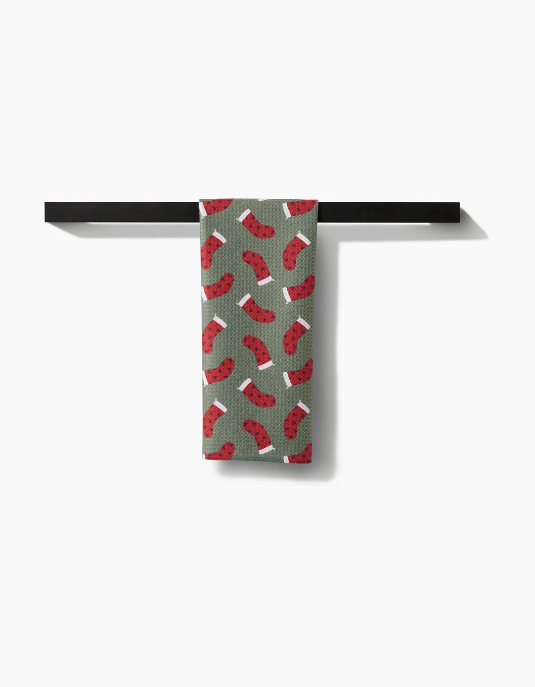 Heart Stockings Kitchen Tea Towel