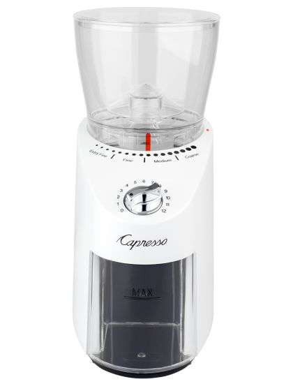 Infinity Plus Conical Burr Grinder - White