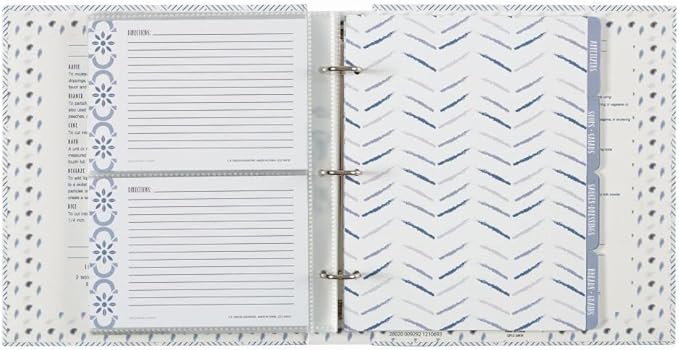 True Blue Recipe Card Book