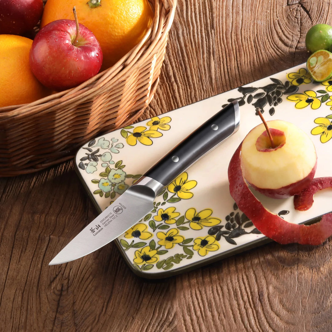 Helena Series 3.5" Pairing Knife, Black