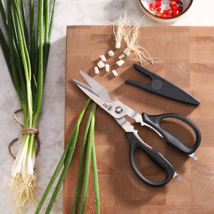Cangshan 9-inch Heavy-Duty Come-Apart Kitchen Shears with Guard