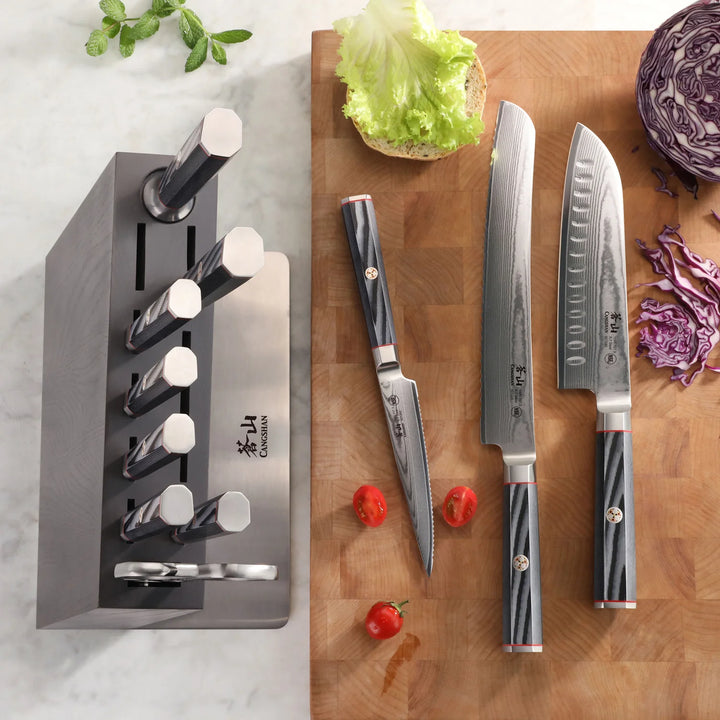 Cangshan Cutlery Yari HUA Series 12-Piece Knife Block Set