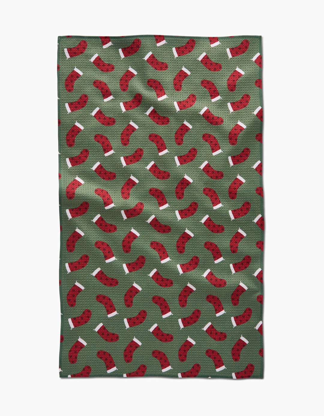 Heart Stockings Kitchen Tea Towel