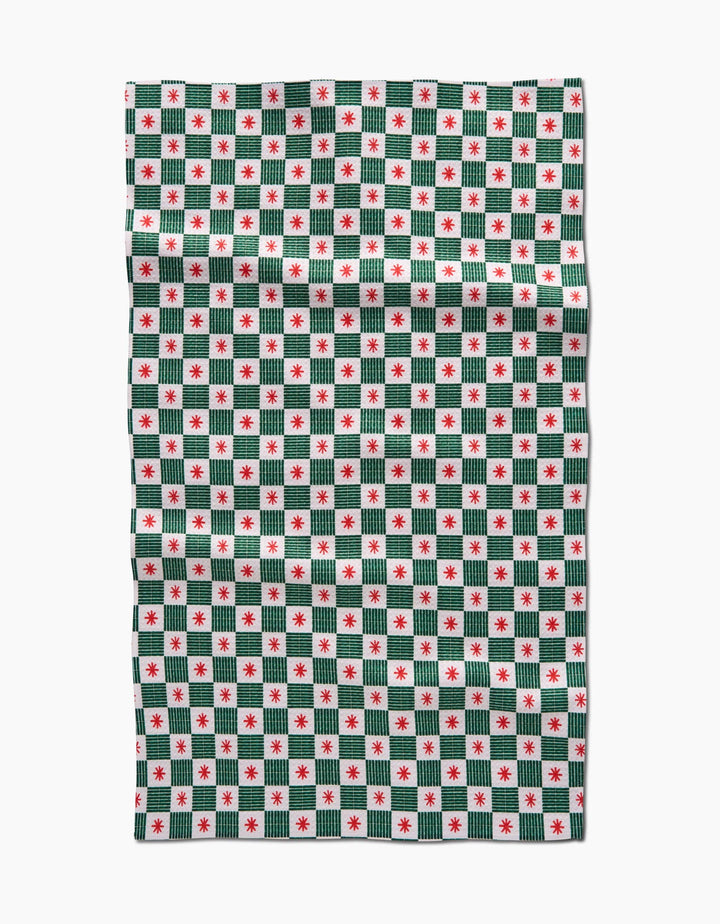 Jolly Grid Kitchen Tea Towel