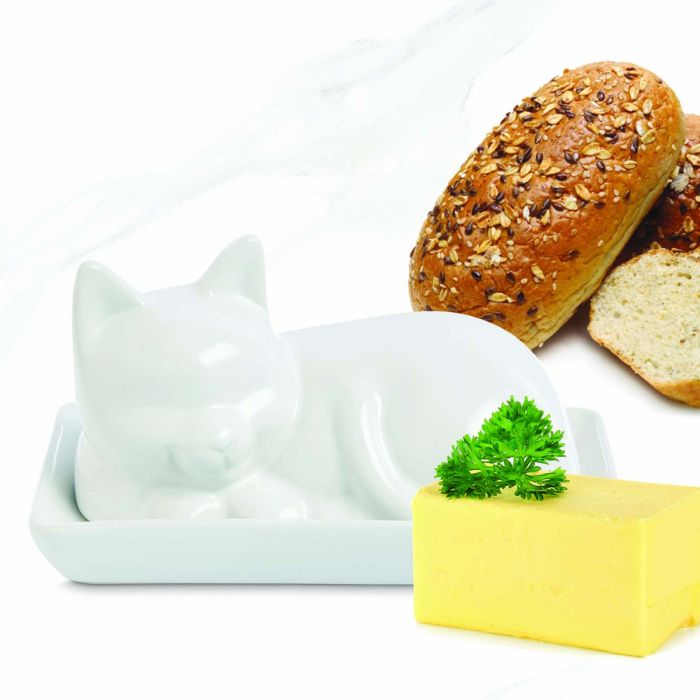 Cat Butter Dish