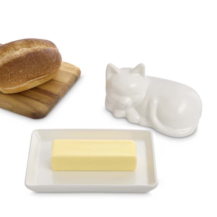 Cat Butter Dish