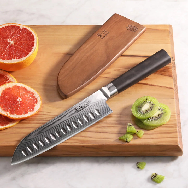Haku Series 7" Santoku Knife with Sheath