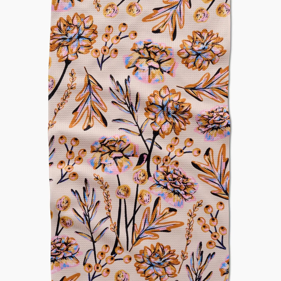 Autumn Bouquet Kitchen Tea Towel