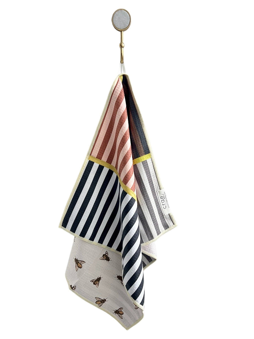 Crae.Home Milk and Honey Reversible Hand Towel