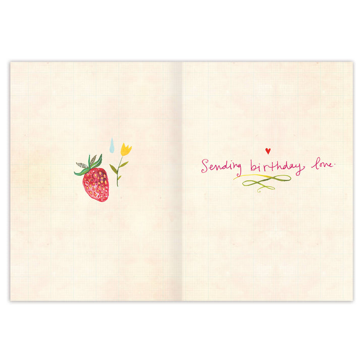 Strawberry Patch Birthday Card