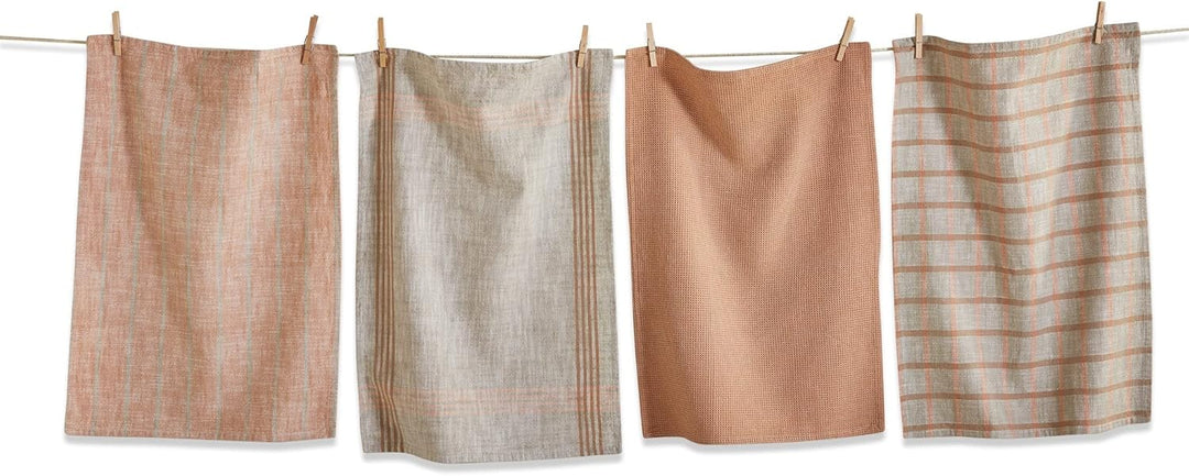 Blush Canyon Woven Dishtowel Set Of 4