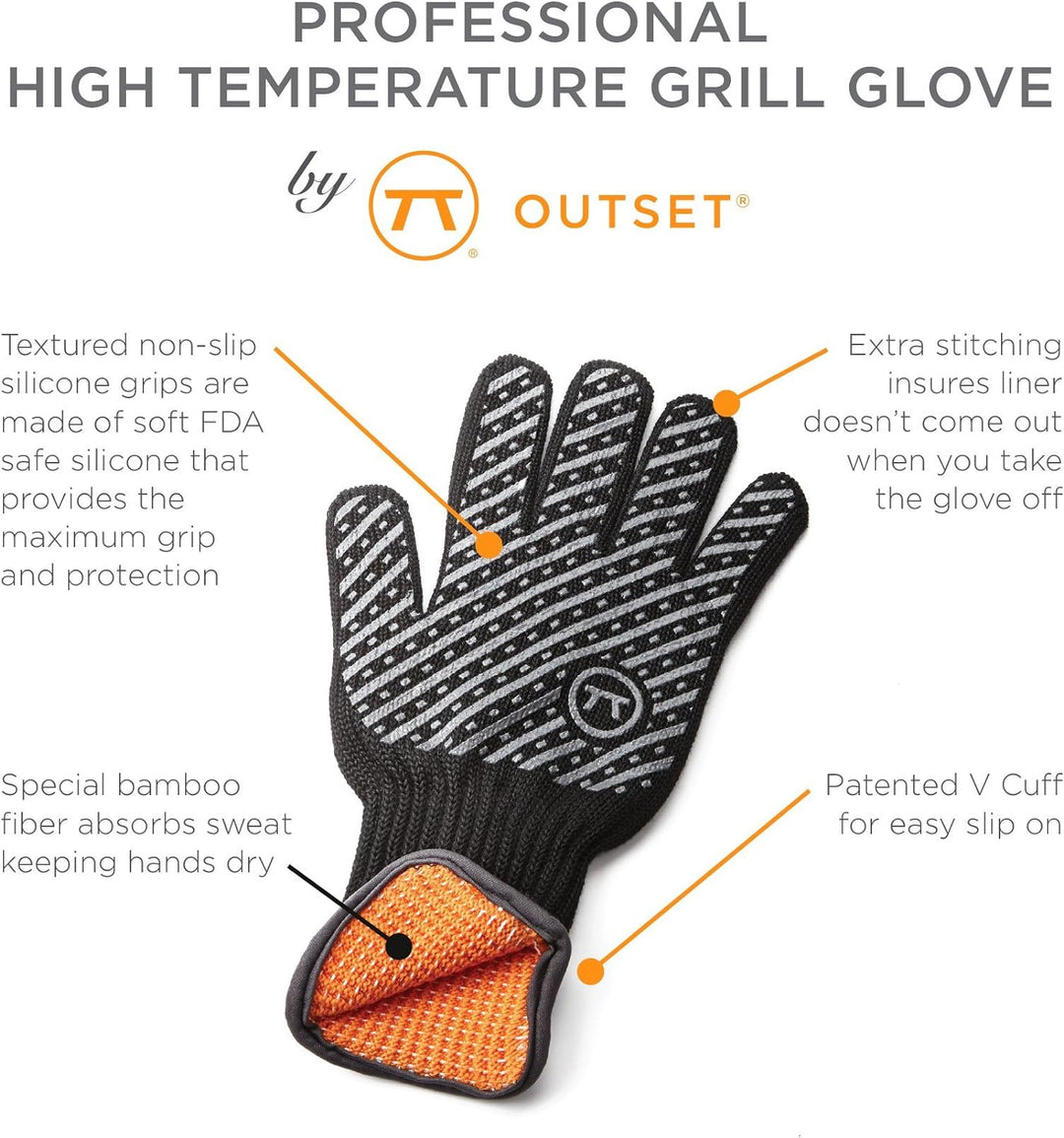 Fox Run Brands Outset Professional High-Temperature Grill Glove