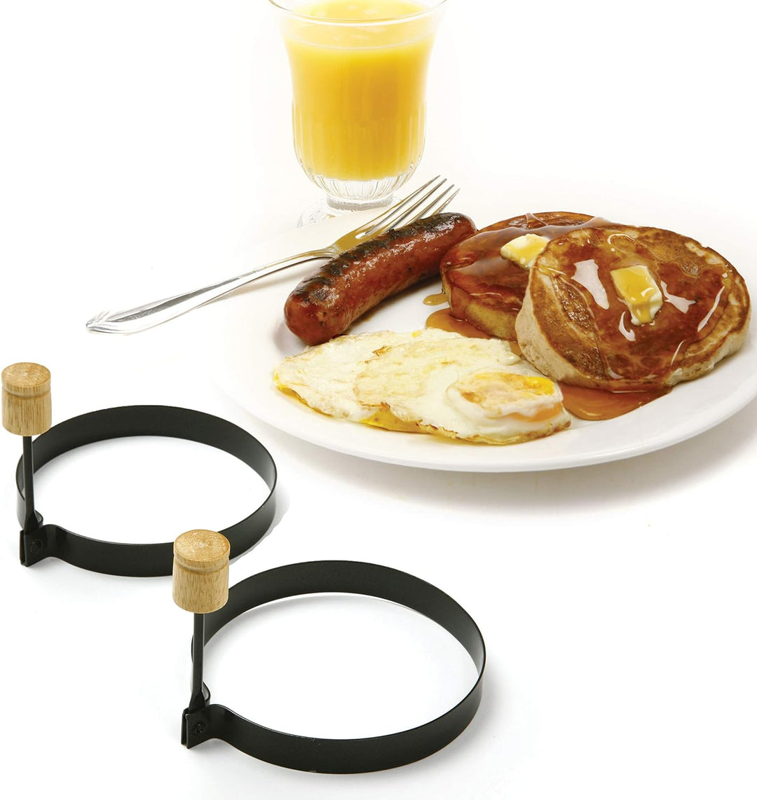 Round Egg/Pancake Rings, Set of 2