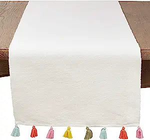 Fiesta Tassel Table Runner