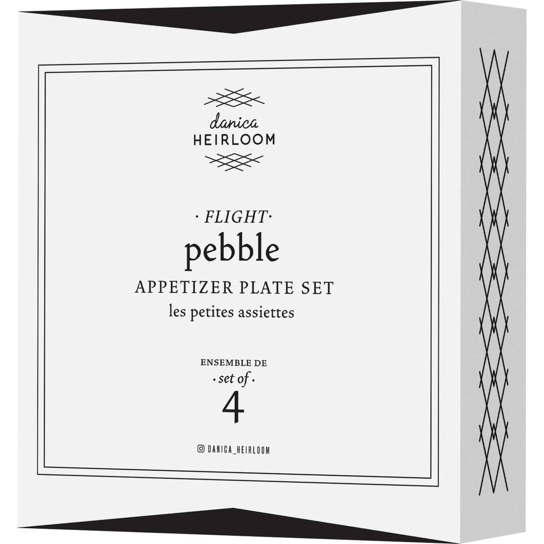 Danica Heirloom Flight Pebble Appetizer Plate