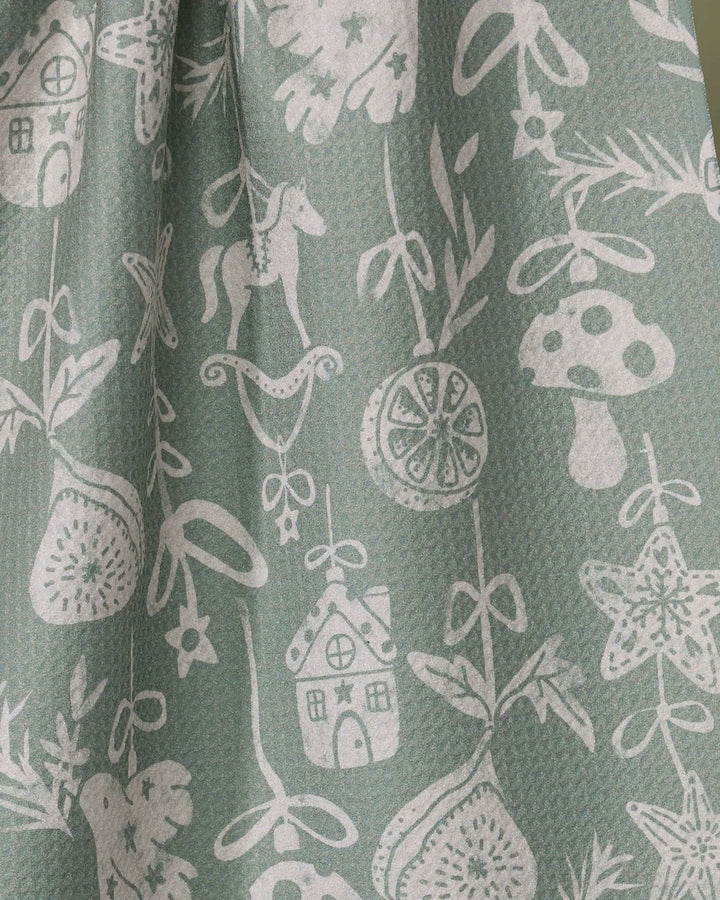Cozy Ornaments Kitchen Tea Towel