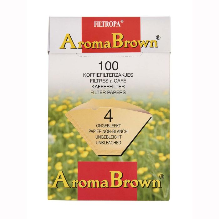 #4 Unbleached Paper Coffee Filters, 100