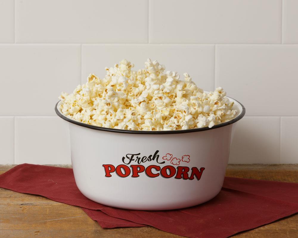 Enamelware Popcorn Bowls