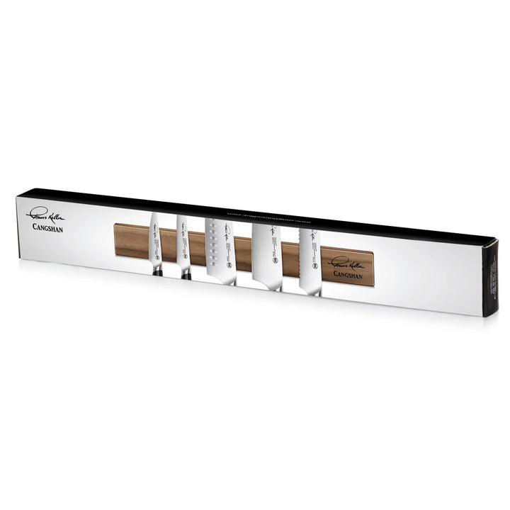 Cangshan 18-Inch Walnut Magnetic Knife Bar, Thomas Keller Signature Collection