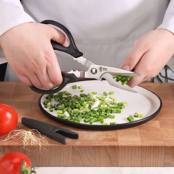 Cangshan 9-inch Heavy-Duty Come-Apart Kitchen Shears with Guard