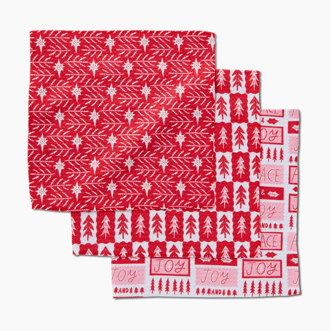 Peace and Love to All - Dishcloth Set of 3