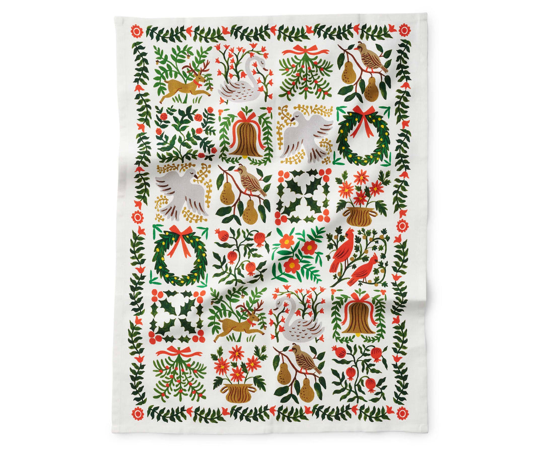 Rifle Paper Co. Christmastide Tea Towel