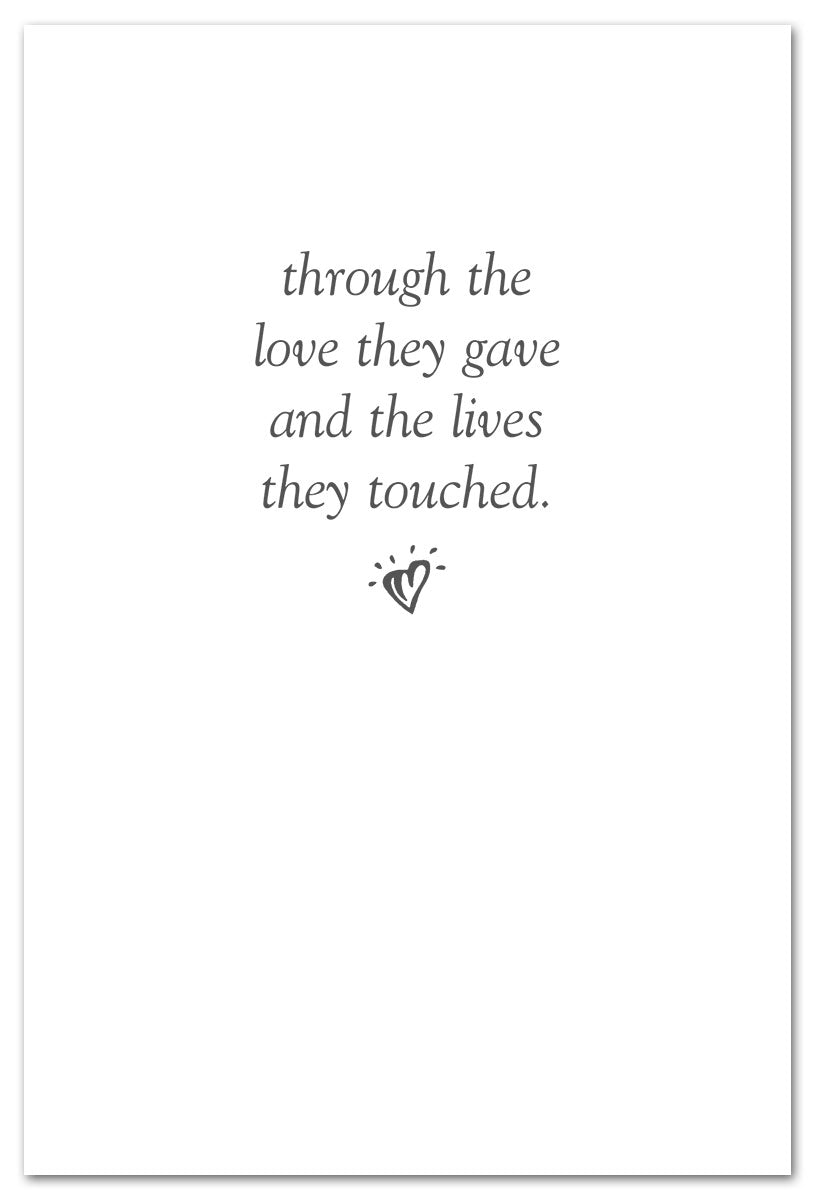 Garden Path Urn Condolence Card
