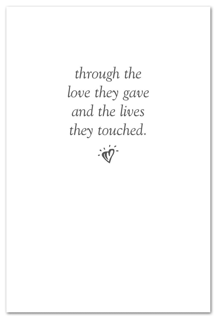 Garden Path Urn Condolence Card