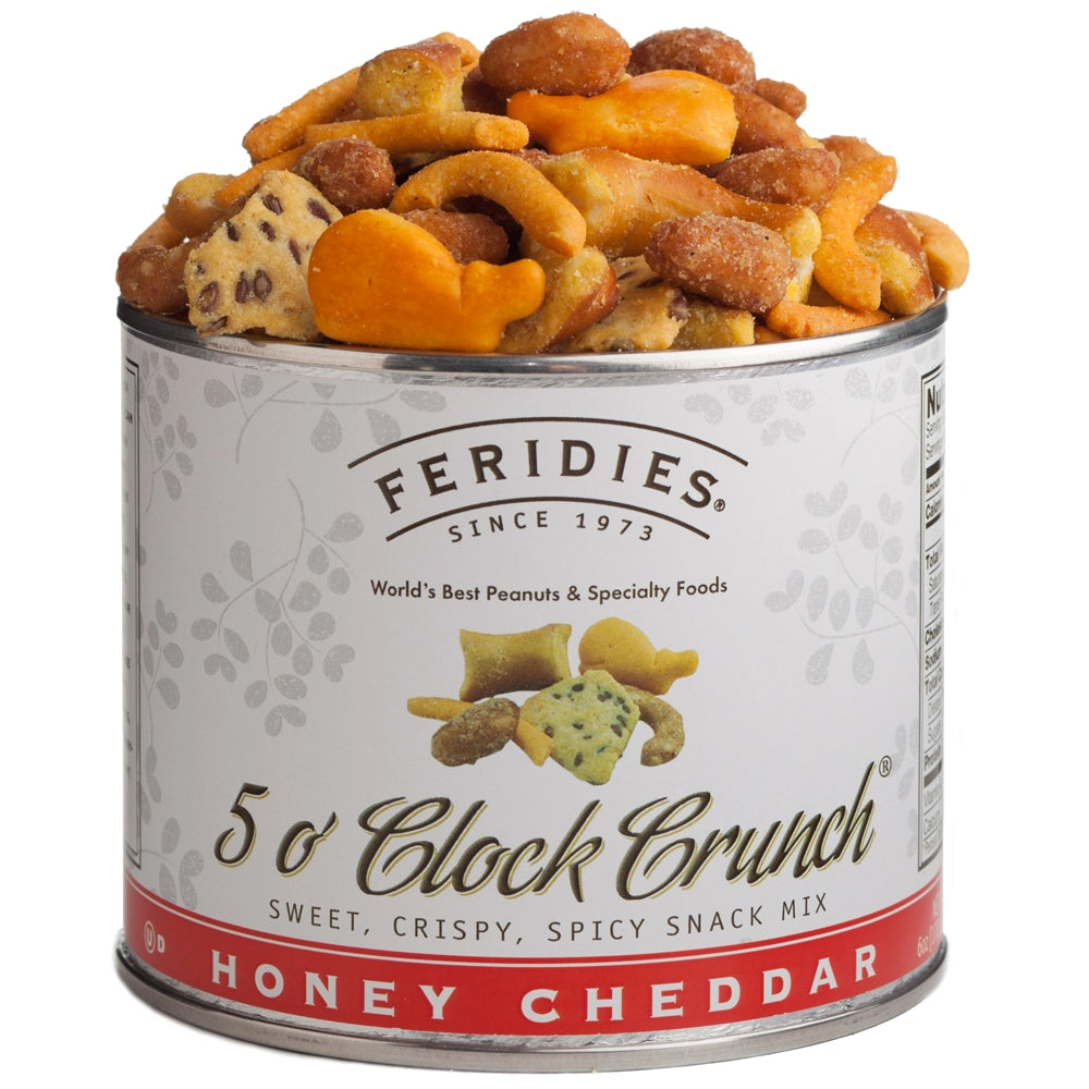 Honey Cheddar 5 O'Clock Crunch, 6oz Tin
