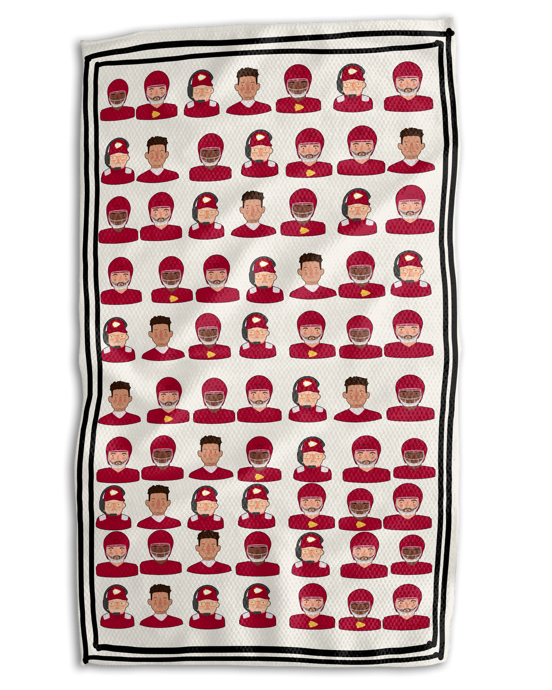 Chief Faces Double-Sided Kitchen Towel