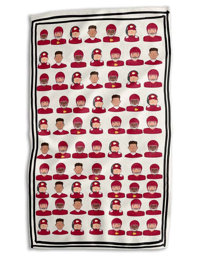 Chief Faces Double-Sided Kitchen Towel