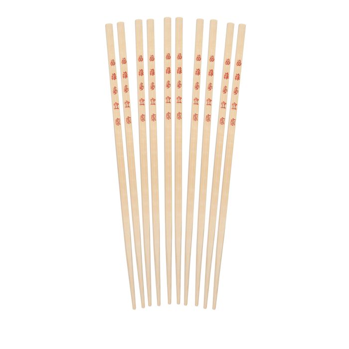 Helen's Asian Kitchen Bamboo Chopsticks Engraved, 10 Pair