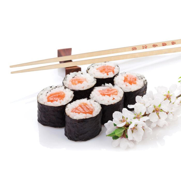 Helen's Asian Kitchen Bamboo Chopsticks Engraved, 10 Pair