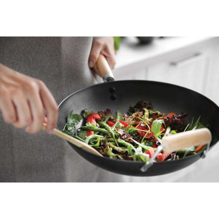 Helen's Asian Kitchen 12" Pierced Bamboo Spoon