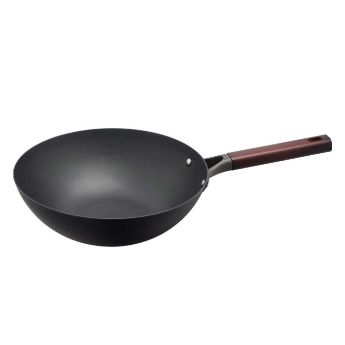 Helen's Asian Kitchen Deluxe 12" Pre-Seasoned Carbon Steel Wok