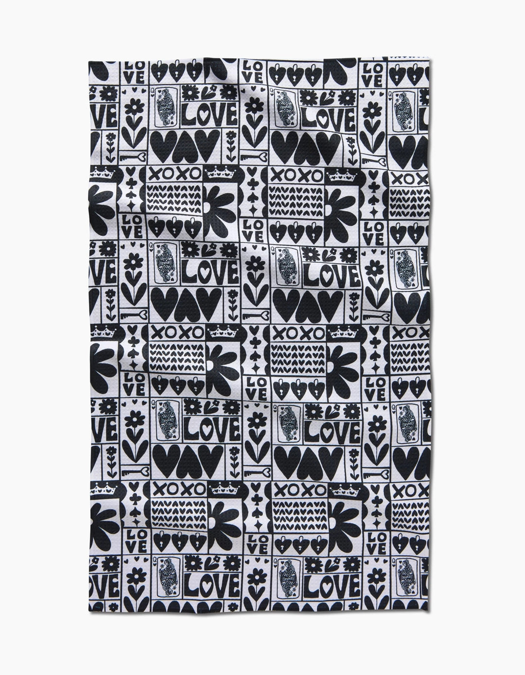 Queen of Hearts Kitchen Tea Towel