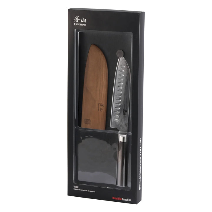 Haku Series 7" Santoku Knife with Sheath