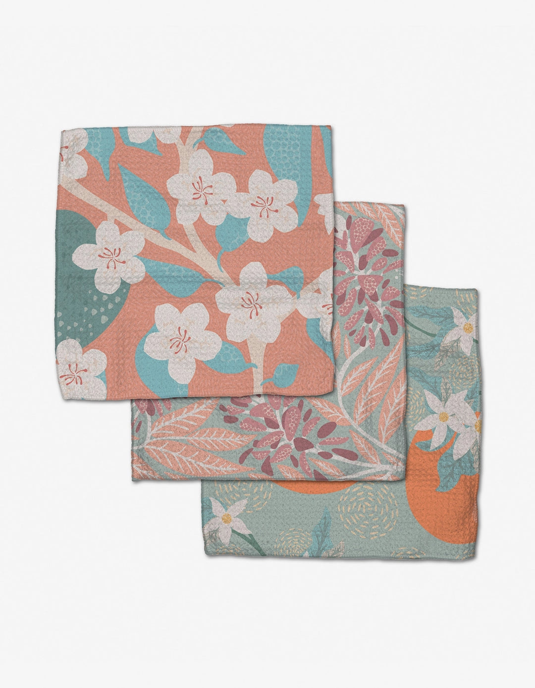 State Flowers - Dishcloth Set of 3