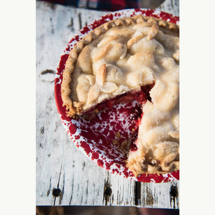 Crow Canyon Splatter Pie Plate 10"