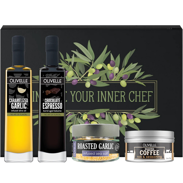 Coffee Steak Tips with Caramelized Onion Balsamic Cream Sauce Recipe Gift Kit