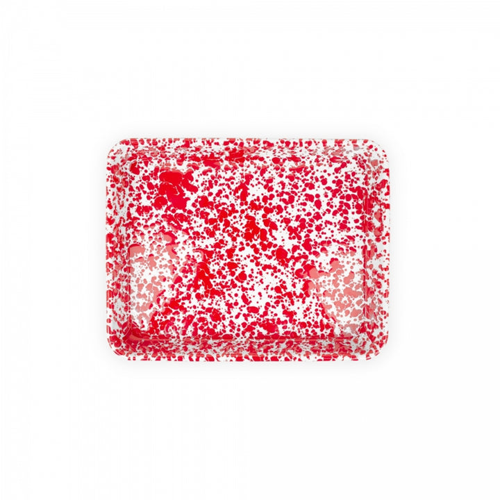 Crow Canyon Splatter Small Rectangular Tray 11.25" x 9.00"