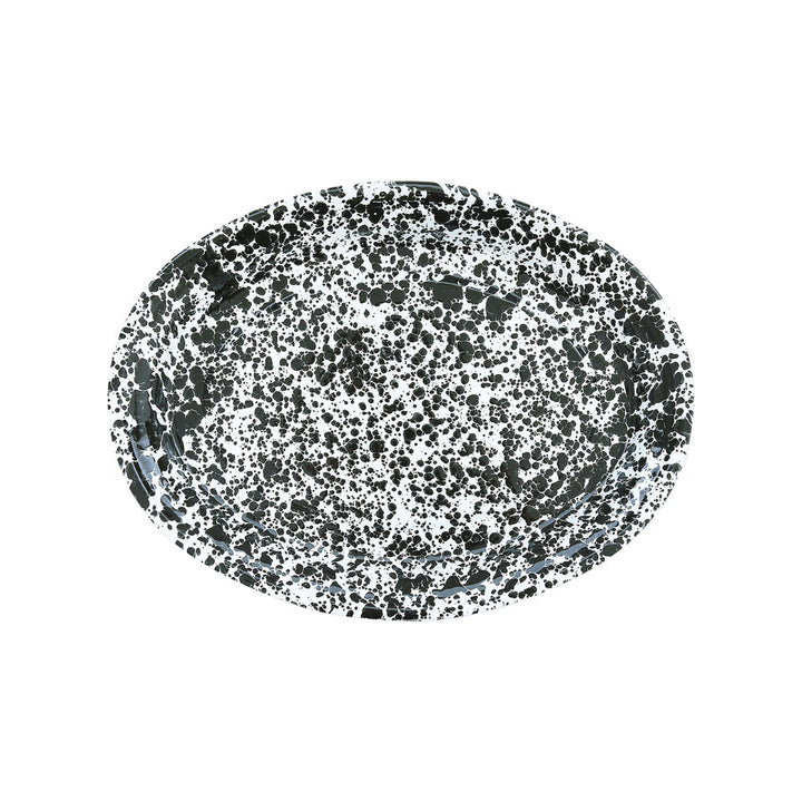 Crow Canyon Splatter Oval Platter 17.50" x 13.25"
