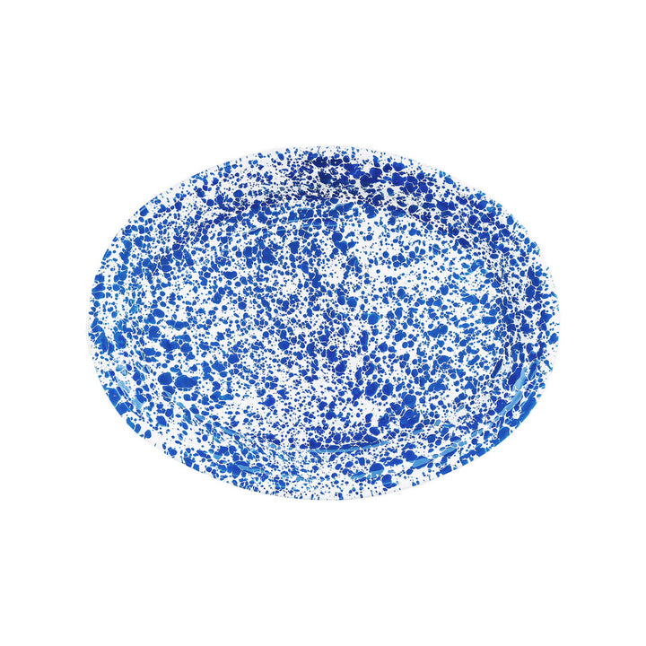 Crow Canyon Splatter Oval Platter 17.50" x 13.25"