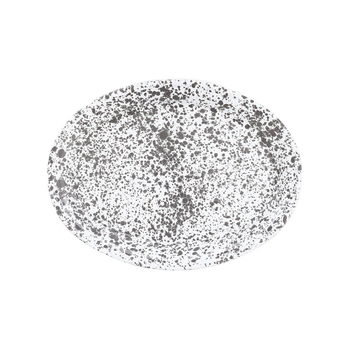 Crow Canyon Splatter Oval Platter 17.50" x 13.25"
